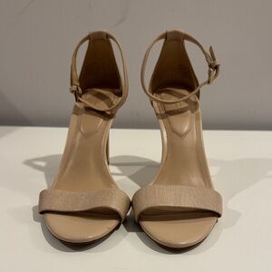 ALDO Cardross heeled sandals-beige snakeskin patten